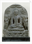 Seated Buddha in meditation by Indian School