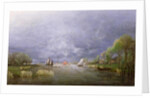 Banks of the Loire in Spring, Storm Effect, 1857 by Charles Leroux