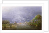 Banks of the Loire in Spring, Storm Effect, 1857 by Charles Leroux