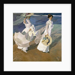 Strolling along the Seashore, 1909 by Joaquin Sorolla y Bastida