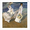Strolling along the Seashore, 1909 by Joaquin Sorolla y Bastida