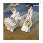 Strolling along the Seashore, 1909 by Joaquin Sorolla y Bastida