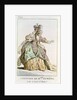 Mademoiselle Dumesnil in the role of Athalie in 'Athalie' by Jean Racine from 'Costumes et Annales des Grands Theatres de Paris' by French School