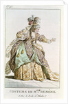 Mademoiselle Dumesnil in the role of Athalie in 'Athalie' by Jean Racine from 'Costumes et Annales des Grands Theatres de Paris' by French School