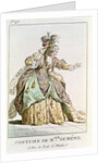 Mademoiselle Dumesnil in the role of Athalie in 'Athalie' by Jean Racine from 'Costumes et Annales des Grands Theatres de Paris' by French School