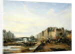 Pont Marie and the Quai Saint-Paul by Charles Louis Mozin