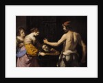 Salome Receiving the Head of St. John the Baptist, 1637 by Guercino (1591-1666)