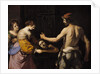 Salome Receiving the Head of St. John the Baptist, 1637 by Guercino (1591-1666)
