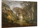The Erdre, Winter, 1857 by Charles Leroux