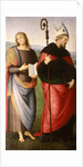 St. John the Evangelist and St. Augustine of Hippo, c.1502-21 by Pietro Perugino