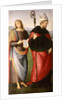 St. John the Evangelist and St. Augustine of Hippo, c.1502-21 by Pietro Perugino
