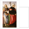 St. John the Evangelist and St. Augustine of Hippo, c.1502-21 by Pietro Perugino