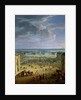 Perspective View from the Chateau of Versailles of the Place d'Armes and the Stables, 1688 by Jean-Baptiste Martin