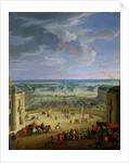 Perspective View from the Chateau of Versailles of the Place d'Armes and the Stables, 1688 by Jean-Baptiste Martin