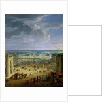 Perspective View from the Chateau of Versailles of the Place d'Armes and the Stables, 1688 by Jean-Baptiste Martin