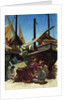Anzio, The Port by Antoine Auguste Ernest Herbert or Hebert