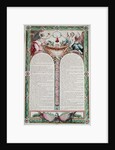 Declaration of the Rights of Man, 1793 by French School