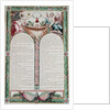 Declaration of the Rights of Man, 1793 by French School