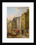 The Fish Market in Cherbourg, 1830-40 by Bon Dumouchel