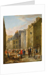 The Fish Market in Cherbourg, 1830-40 by Bon Dumouchel