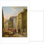 The Fish Market in Cherbourg, 1830-40 by Bon Dumouchel