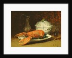 Still Life with a Lobster and a Soup Tureen by Guillaume Romain Fouace