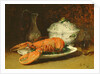Still Life with a Lobster and a Soup Tureen by Guillaume Romain Fouace