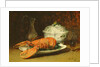 Still Life with a Lobster and a Soup Tureen by Guillaume Romain Fouace