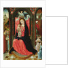 Madonna Enthroned Surrounded by Angels by Master of the Legend of St. Ursula