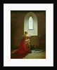 Genevieve of Brabant Baptising her Son in Prison by Jean Baptiste Mallet