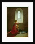 Genevieve of Brabant Baptising her Son in Prison by Jean Baptiste Mallet