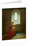 Genevieve of Brabant Baptising her Son in Prison by Jean Baptiste Mallet