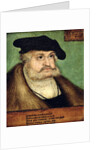 Portrait of Friedrich III Elector of Saxony, 1532 by Lucas the Elder Cranach