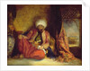 A Turk Smoking a Pipe by Henri Decaisne