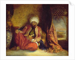 A Turk Smoking a Pipe by Henri Decaisne