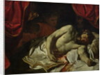 The Death of Cato of Utica 1646 by Charles Le Brun