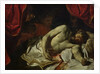 The Death of Cato of Utica 1646 by Charles Le Brun