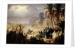 The Entry of Christ into Jerusalem by Louis Felix Leullier