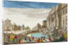 The Trevi Fountain, Rome by French School
