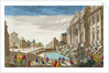 The Trevi Fountain, Rome by French School