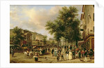 View of Boulevard Montmartre, Paris, 1830 by Giuseppe Canella