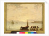 Return from Fishing with Setting Sun by Eugene Louis Boudin