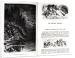 Two illustrated pages from 'Les Contes Drolatiques' by Honore de Balzac engraved by Heliodore Joseph Pisan by Gustave Dore