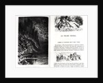 Two illustrated pages from 'Les Contes Drolatiques' by Honore de Balzac engraved by Heliodore Joseph Pisan by Gustave Dore