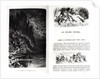 Two illustrated pages from 'Les Contes Drolatiques' by Honore de Balzac engraved by Heliodore Joseph Pisan by Gustave Dore