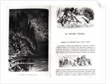 Two illustrated pages from 'Les Contes Drolatiques' by Honore de Balzac engraved by Heliodore Joseph Pisan by Gustave Dore