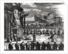 A Buddhist Ceremony from, 'Indiae Orientalis'. by Theodor de Bry