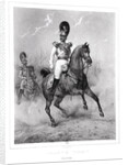 Portrait of Nicholas I Pavlovich on horseback with his Army by Victor Adam