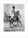 Portrait of Nicholas I Pavlovich on horseback with his Army by Victor Adam