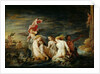 Hero and Leander: Leander Found by the Nereids, copy of a painting by Domenico Feti, 1650-56 by David the Younger Teniers